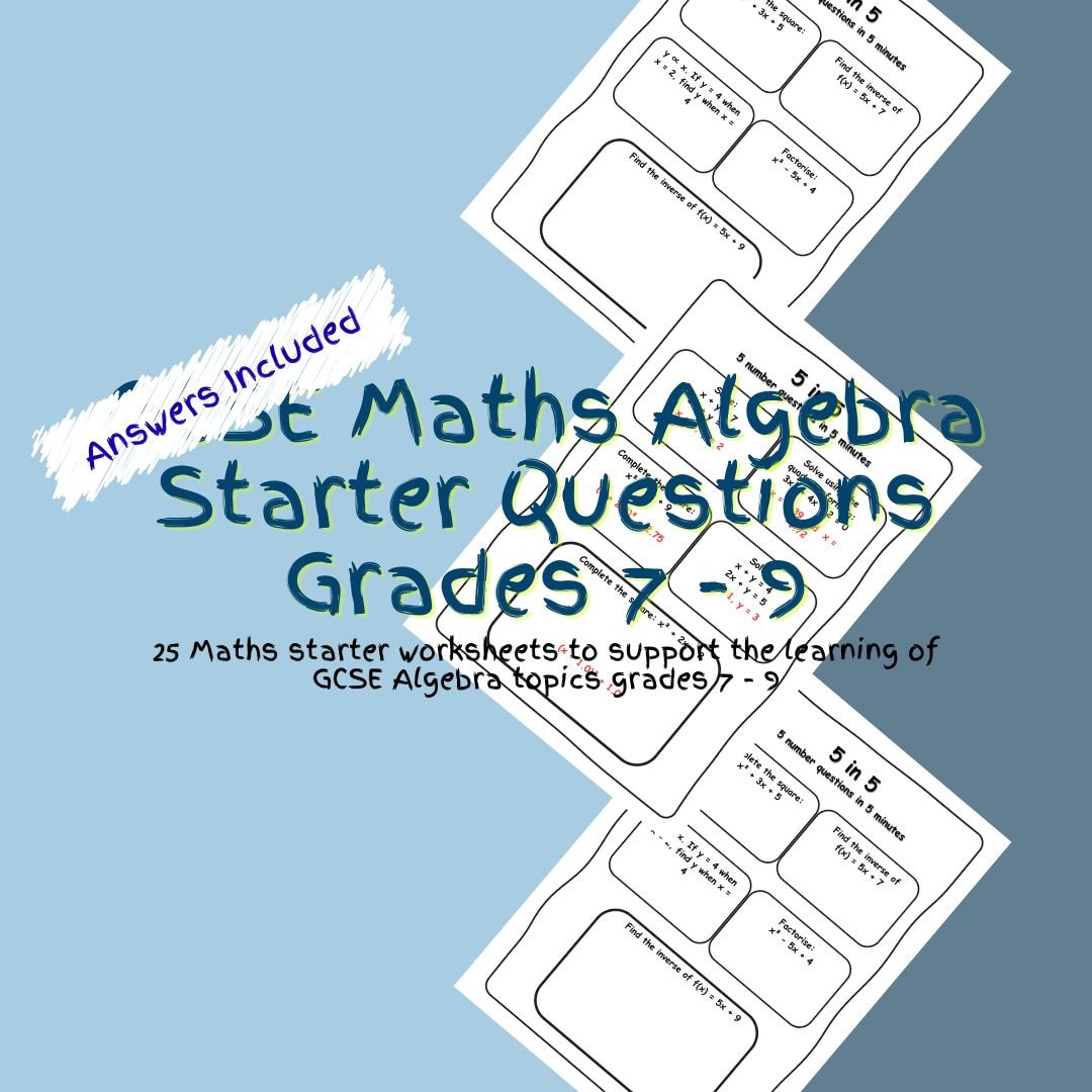 GCSE Maths Worksheets PDF: Boost Algebra Skills